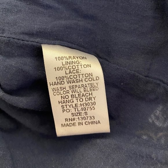 Umgee Bohemian Gypsy Crocheted Detail Mini Dress S - Picture 4 of 5